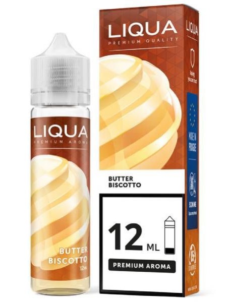 Aroma Liqua 12ml, LongFill - Butter Biscotto