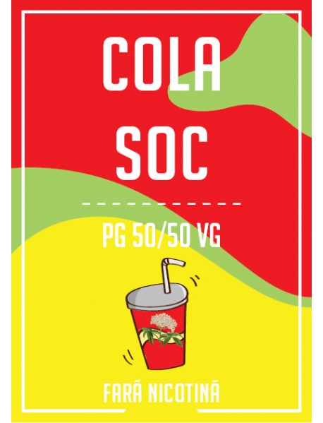 Lichid/Baza 100ml Cola Soc - 0% NICOTINA