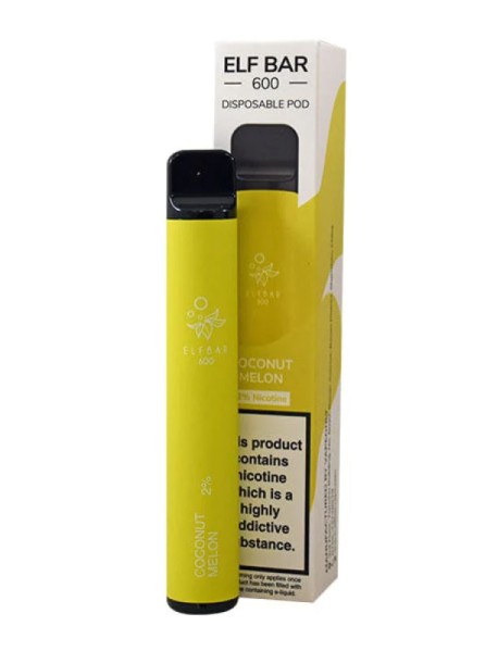 Elf Bar Cocos Pepene galben, 600 pufuri, 20mg