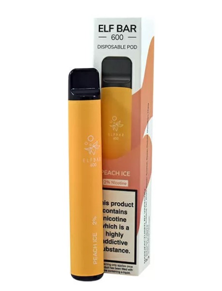 Elf Bar Peach Ice, 600 pufuri, 20mg