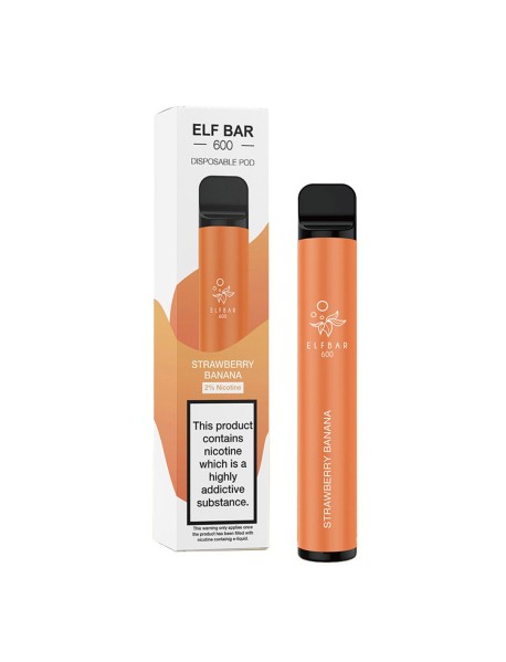 Elf Bar Capsuna Banana, 600 pufuri, 20mg