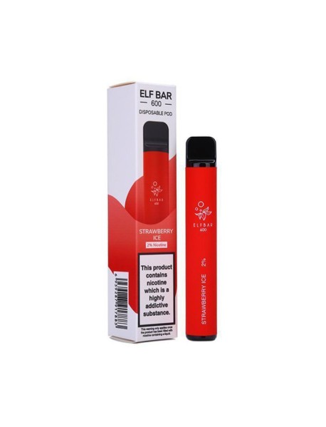 Elf Bar Capsuna Mentolata, 600 pufuri, 20mg