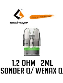Cartus Geekvape Sonder Q/ Wenax Q 1.2ohm 2ml