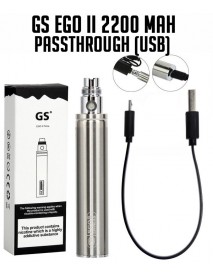 Baterie GS II 2200mAh Passthrough (USB) - inox