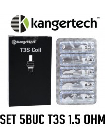 5 x Kanger T3S - 1.5 ohm